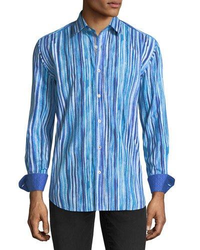 Classic-fit Abstract-stripe