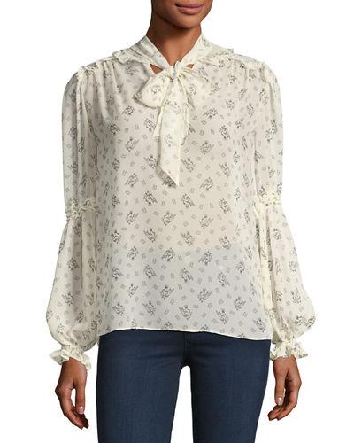 Printed Crepe Georgette Blouse