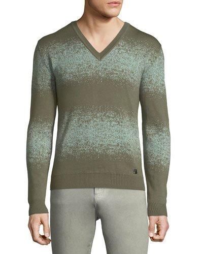 V-neck Ombre Wool