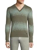 V-neck Ombre Wool