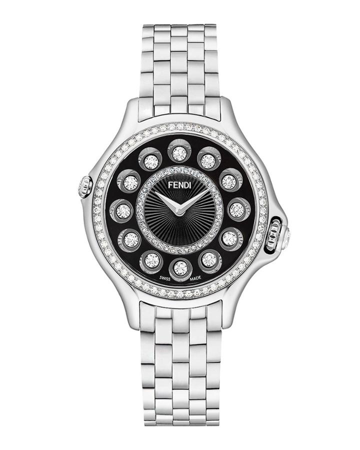 33mm Crazy Carats Diamond Watch W/ Bracelet