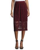 Midi Lace Plisse