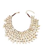 Conch Shell Bib Necklace