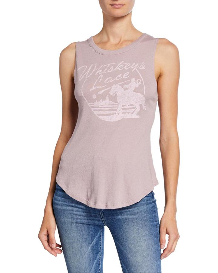 Whiskey And Lace Printed Tank