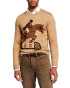 Men's Equestrian Cashmere-blend
