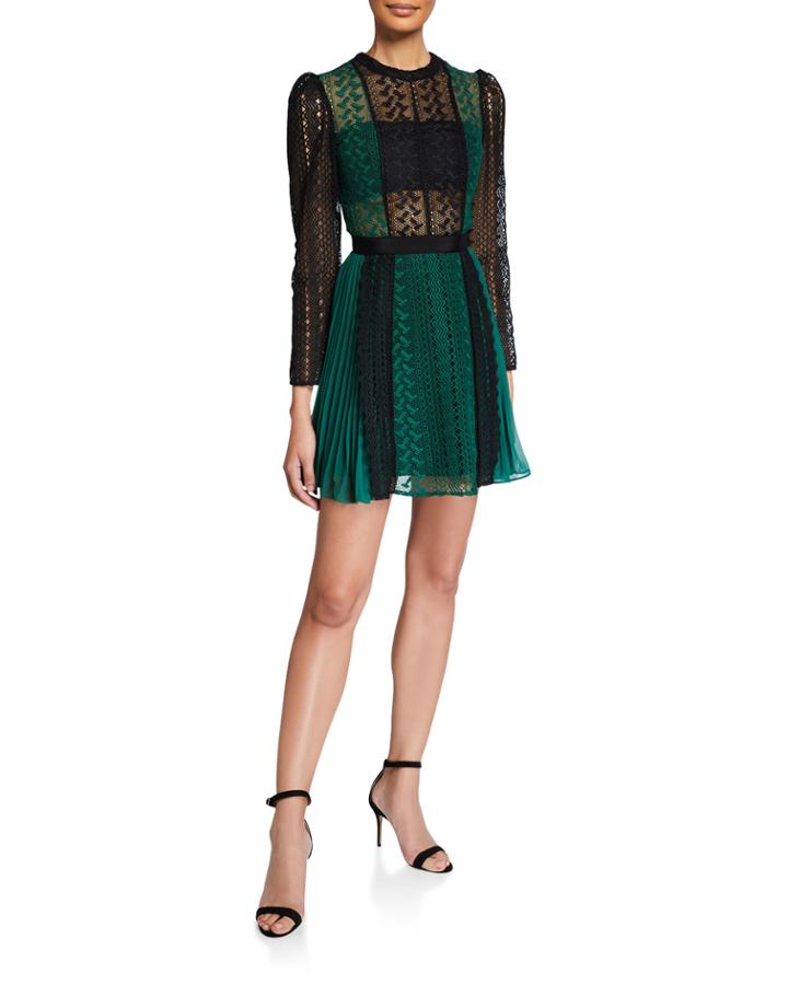 Geometric Lace Chiffon
