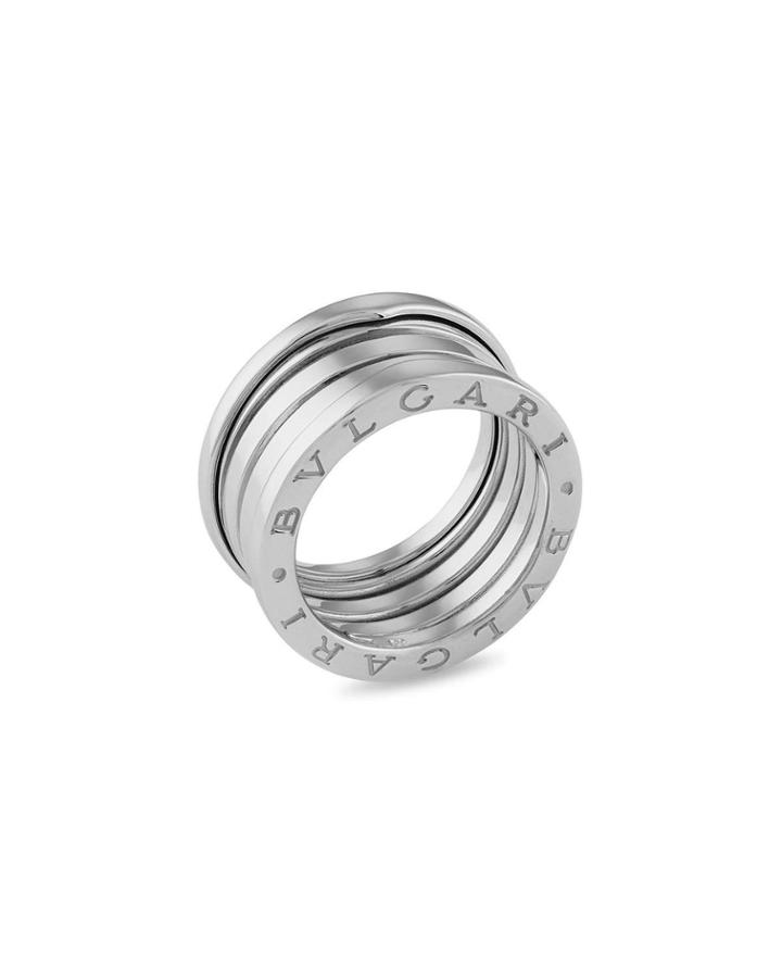 Estate 18k White Gold B.zero1 4-band Ring,