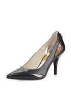 Hamilton Leather Cutout Pump, Black