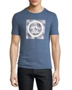 Splatter Circle Logo Crewneck T-shirt