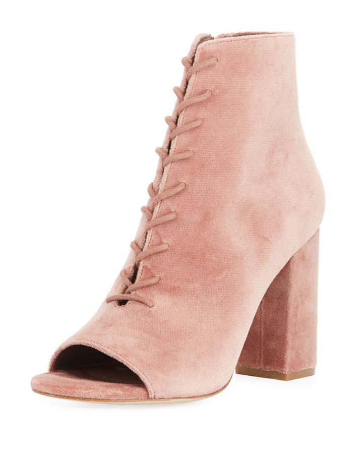 Lakia Velvet Open-toe