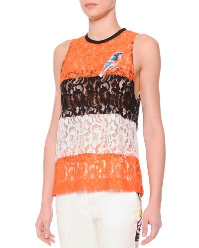 Wide-stripe Sheer