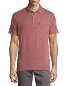 Cotton-blend Marled Polo