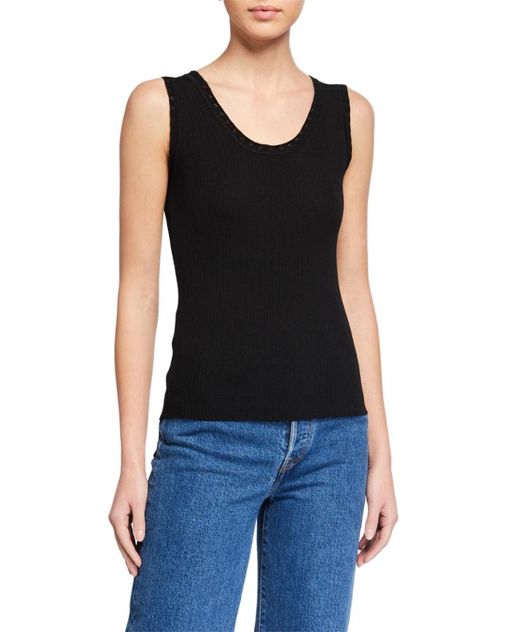 Knit Scoop-neck Cami