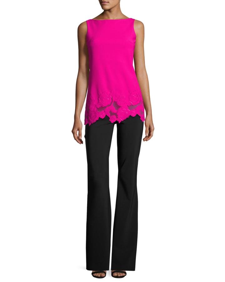 Desiree Sleeveless Jersey Rose Tunic