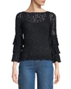 Sorority Lace Bell-sleeve Top