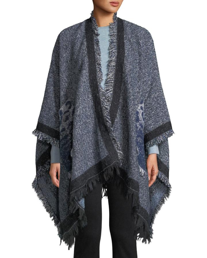 Cold-weather Fringe Ruana