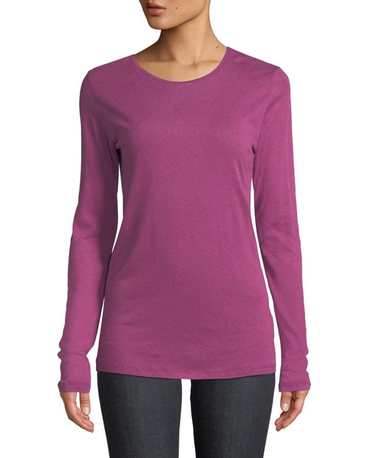 Cathy Crewneck Cotton-cashmere Top