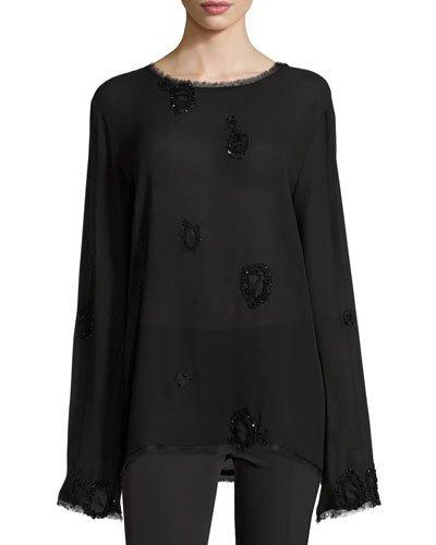 Beaded Georgette