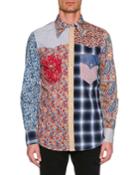 Men's Flower-printed Western