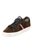 Camo Suede Low-top