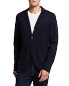 Men's Wool Two-button Blazer