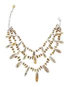 Rutilated Quartz & Citrine Triple-strand Necklace