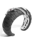 Legends Naga Exotic Leather Cuff Bracelet,