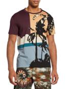 Men's Hawaii Colorblock Jersey Graphic T-shirt