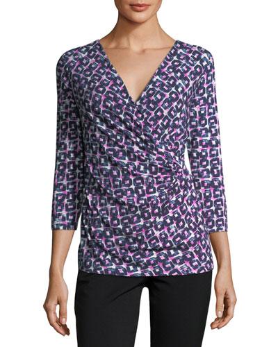 Groundwork Faux-wrap Top