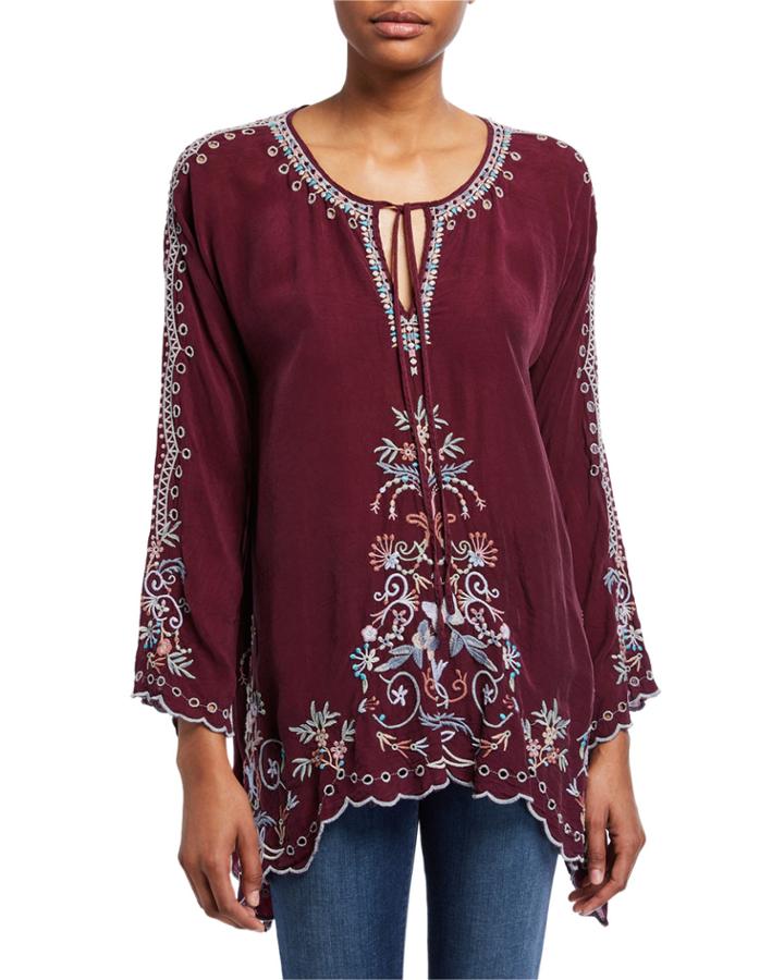 Lena Tie-neck Tunic