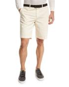 Cotton-linen Chino Shorts,