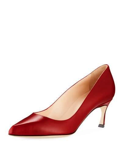 Smooth Leather High Pump
