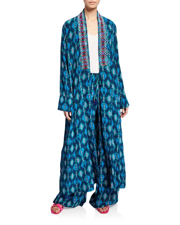 Iznik Ikat Kimono Coat