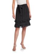 Polka Dot Ruffle-trim