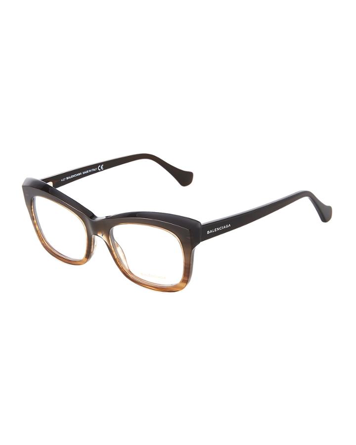 Oversized Square Plastic Optical Frames