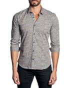 Men's Semi-fitted Printed Woven Tee