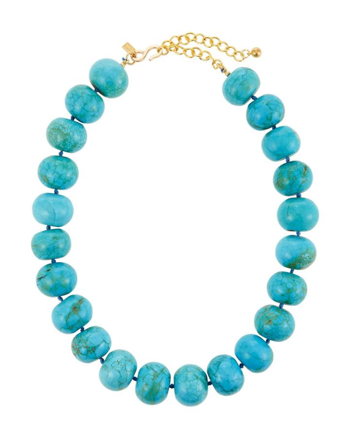 Turquoise Bead Necklace