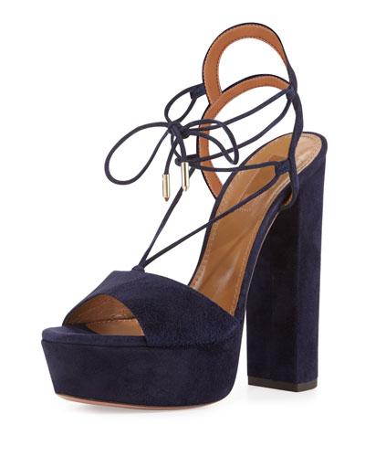 Austin Plateau Suede Platform