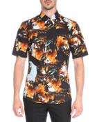 Printed Short-sleeve Woven