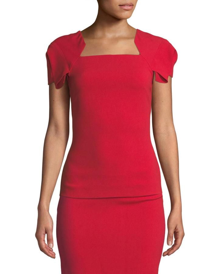 Darfield Square-neck Folded