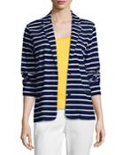 Striped Two-button Jacket