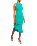Plus Size Sleeveless Bodycon Dress With