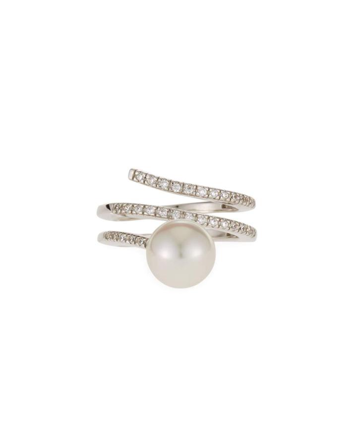 Cubic Zirconia & Pearl