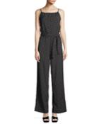 Belted Wide-leg Jumpsuit