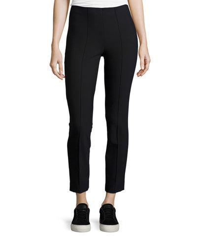 Seamed Cotton-stretch Trousers