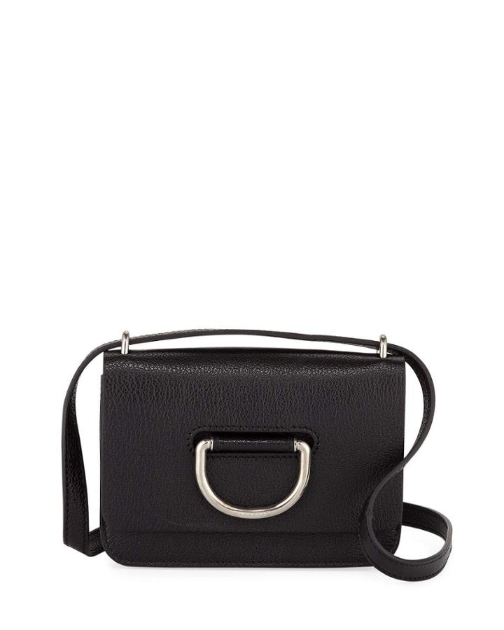 Mini D-ring Leather Crossbody Bag