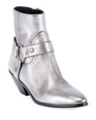 West Metallic Harness Booties
