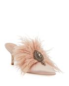 Elodie Feather Embellished