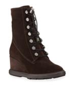Campbell Weatherproof Suede Wedge Boots