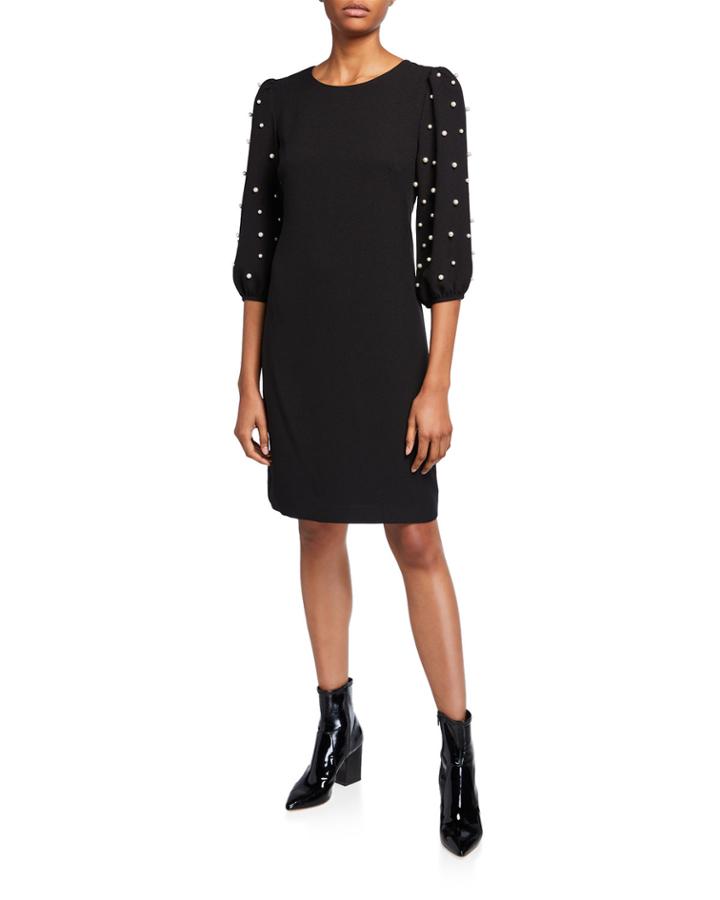 Crepe Pearl Embellished